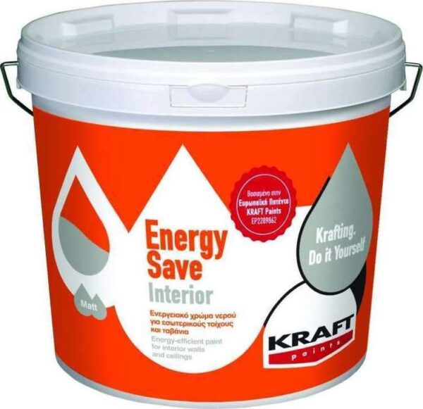 Kraft Energy Save Interior Ειδικό Ενεργριακό Πλαστικό Λευκό