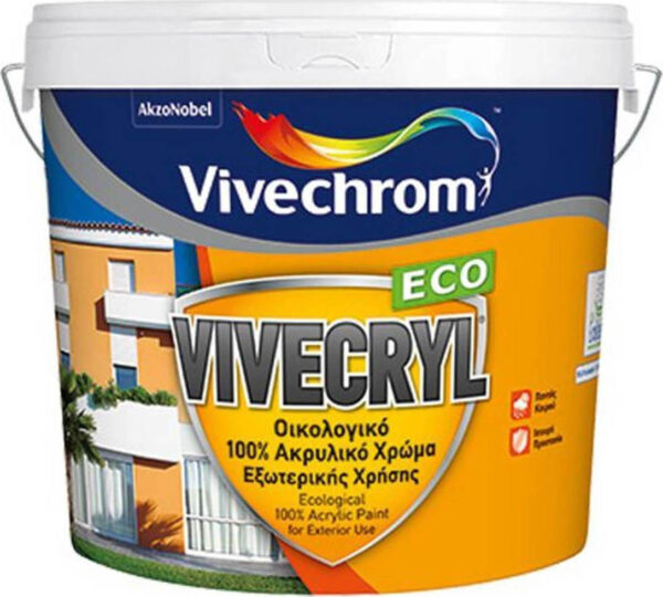 Vivechrom Vivecryl Eco 100 Ακρυλικό Οικολογικό ΒΙΒΕΧΡΩΜ