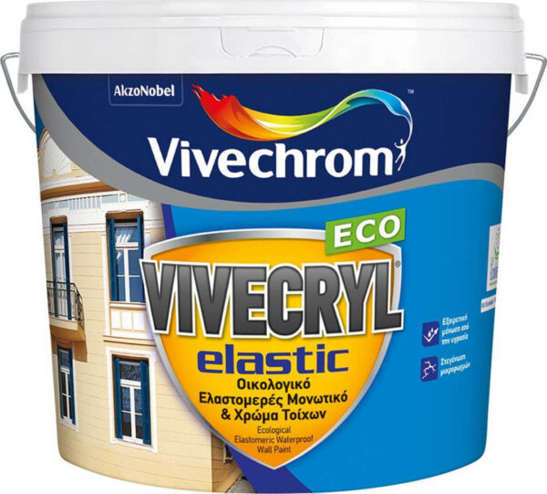 Vivechrom Vivecryl Elastic Eco Οικολογικό Ελαστομερές Μονωτικόt