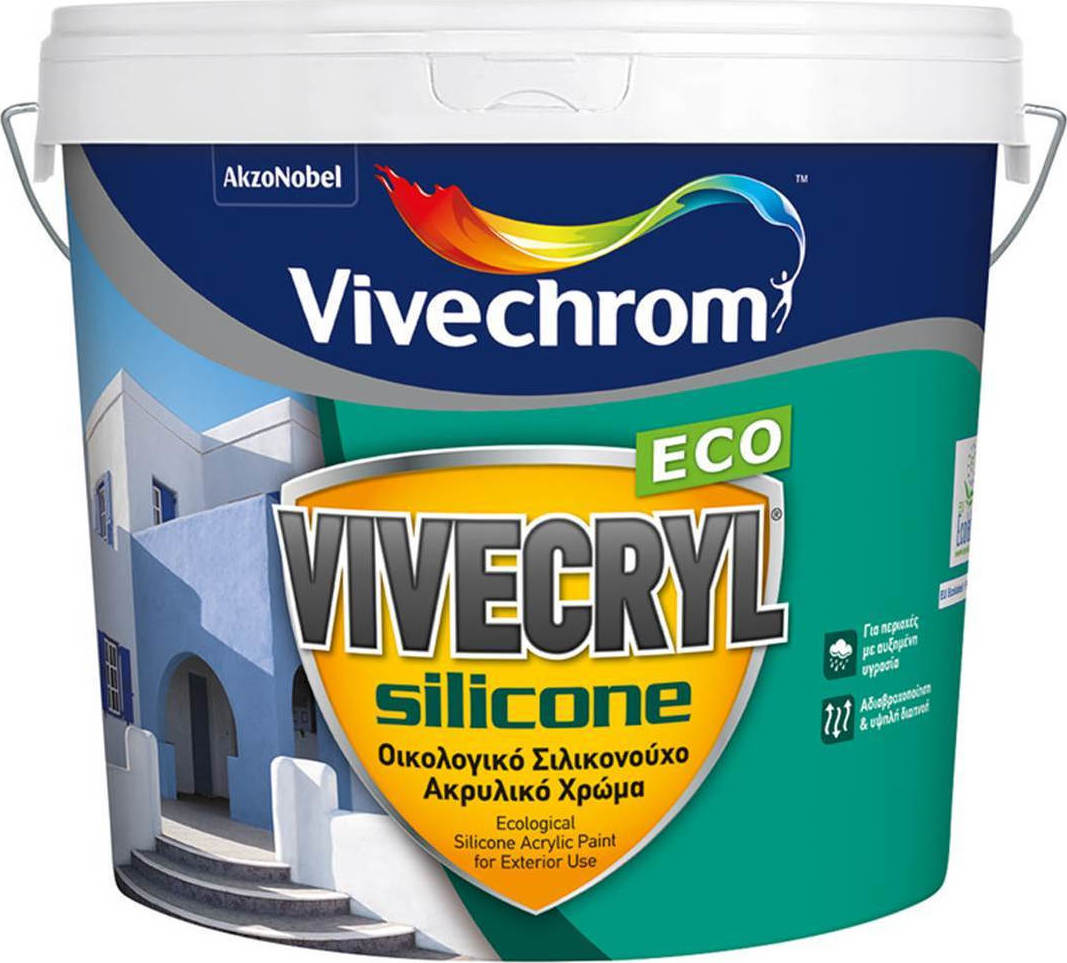 Vivechrom Vivecryl Silicone Eco Οικολογικό Σιλικονούχο Ακρυλικό Χρώμα